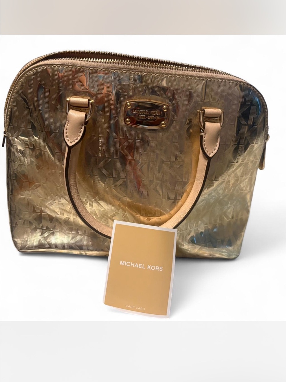 Michael Kors Cindy Large
Dome Satchel Gold